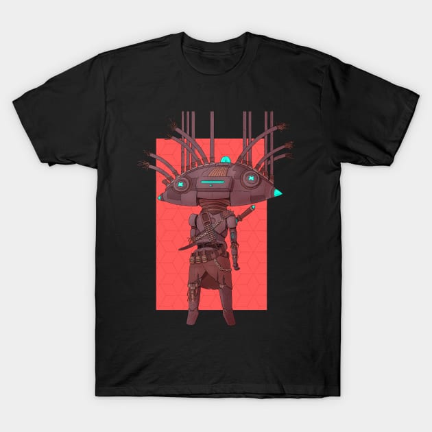 Cyberpunk - Hey Android! T-Shirt by GeekMachine